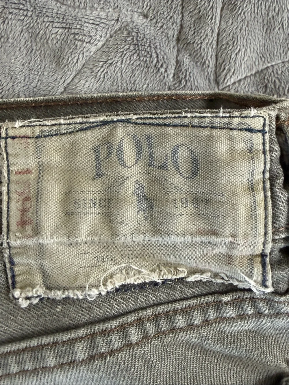 Polo by Ralph Lauren Men's Light Grey Straight-Leg Jeans